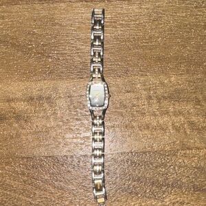 Elegant Silver and Gold Watch
